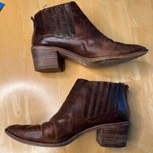 Madewell Brown Ankle Boots